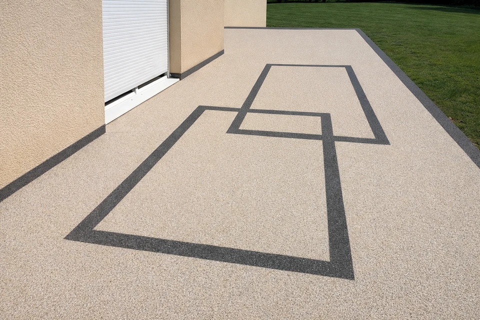 Présentation d'échantillons de matériaux sur surface en marbre blanc